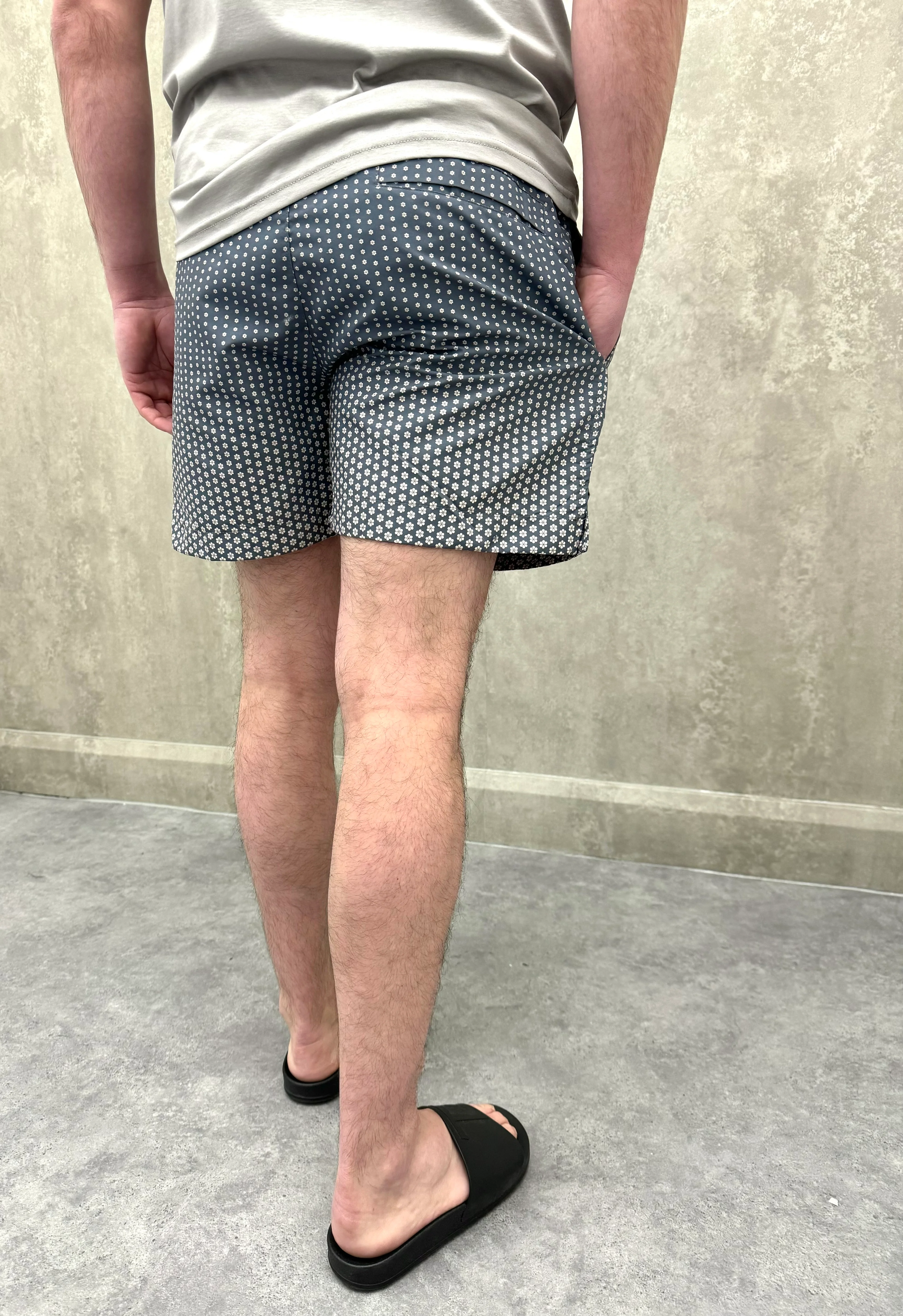LCTB: Blue Flower Swim Shorts - Image 2