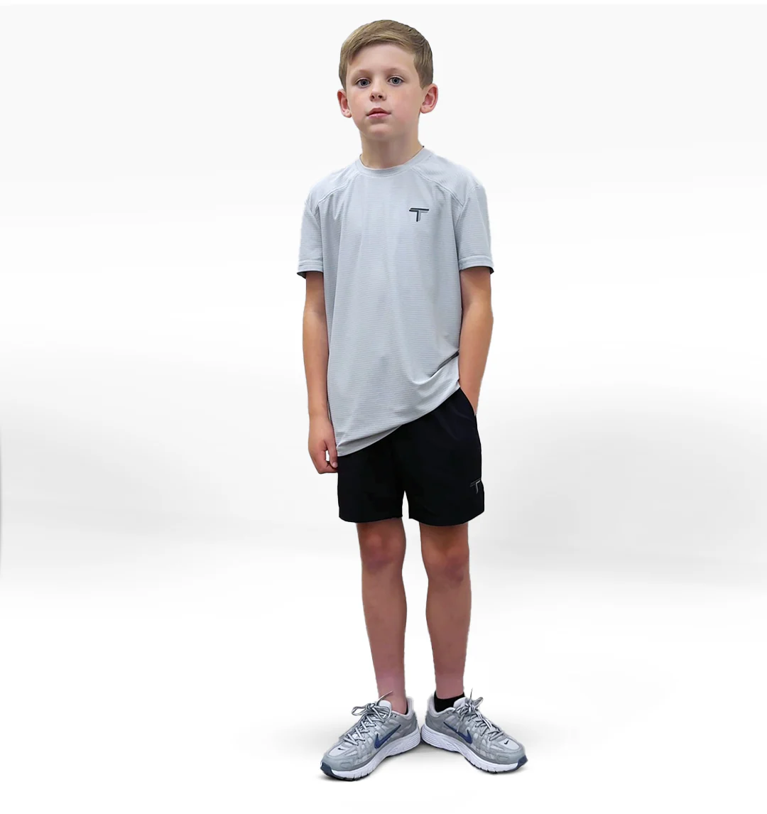 LCTB: Kids Dynamic T - Light Grey - Image 2