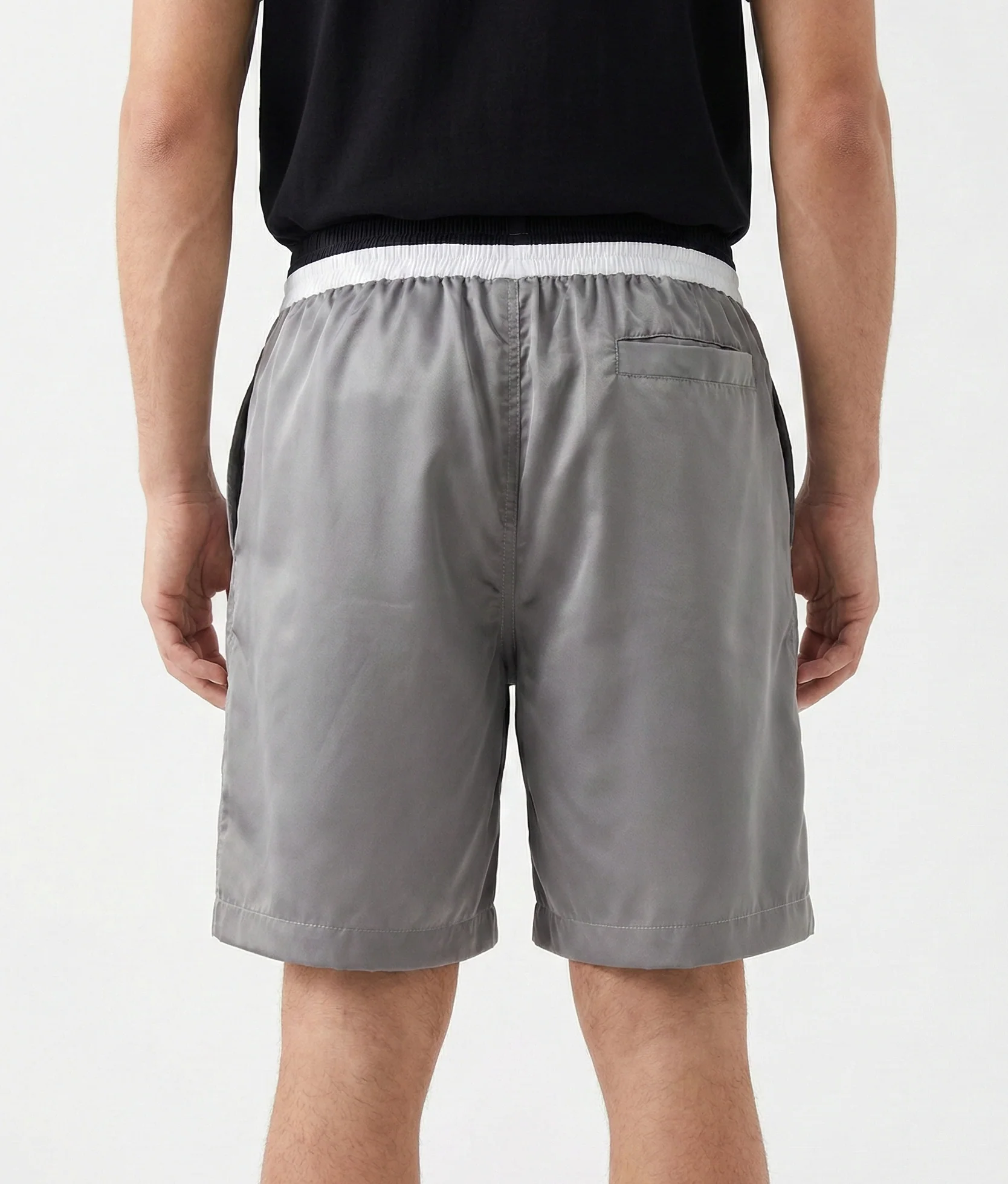 Luxe 26 Swim Shorts - Light Grey - Image 4