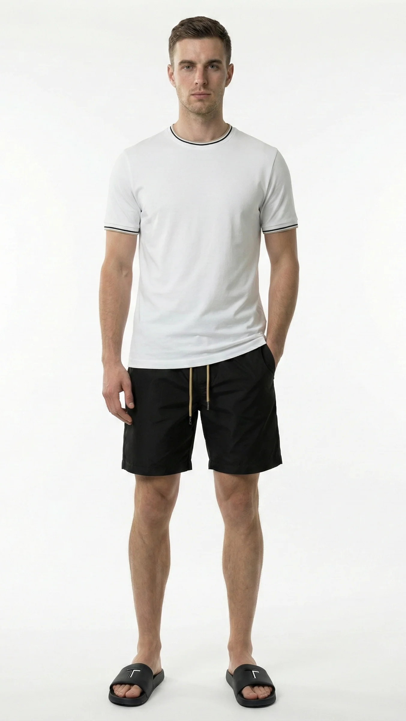 Luxe 26 Swim Shorts - Black - Image 4