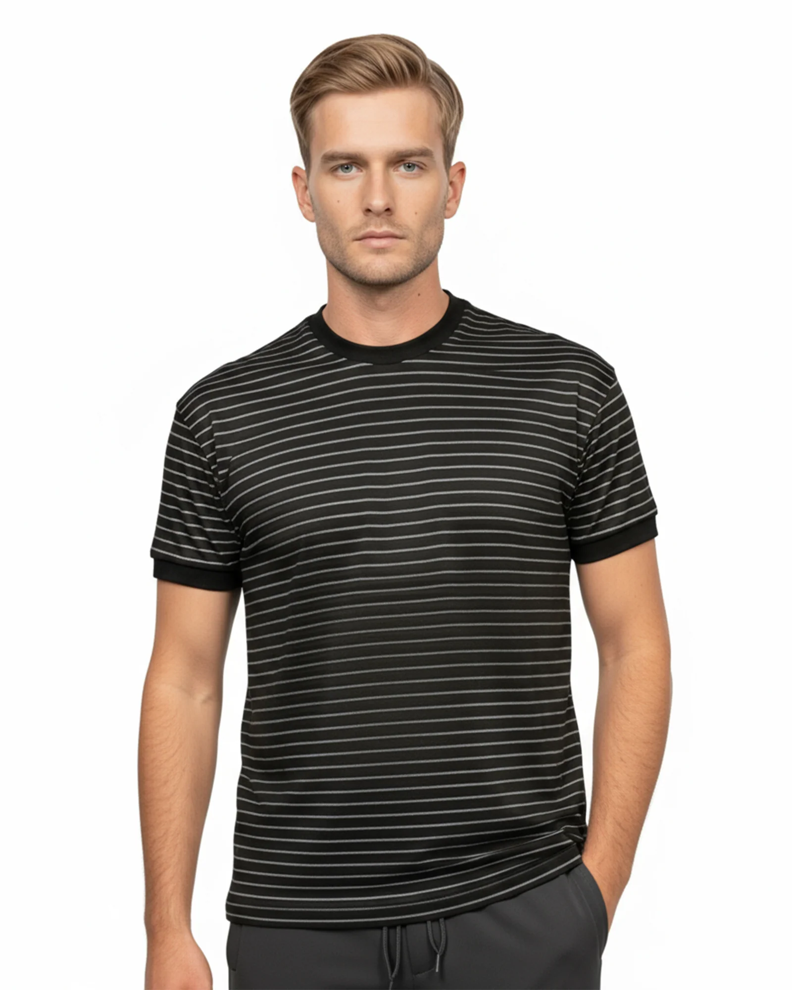 Luxe T - Black Stripe - Image 2