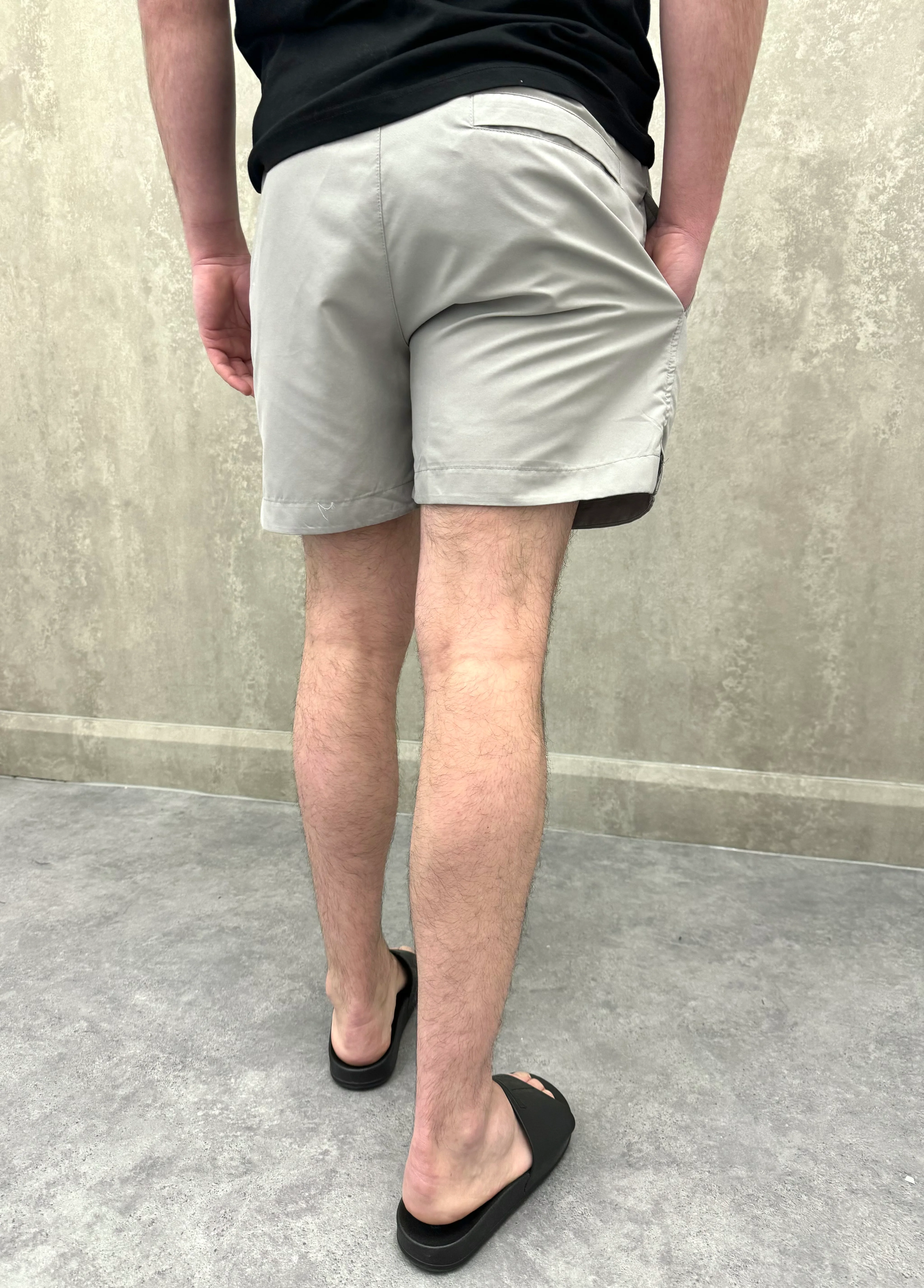 LCTB: Plain Grey Swim Shorts - Image 2
