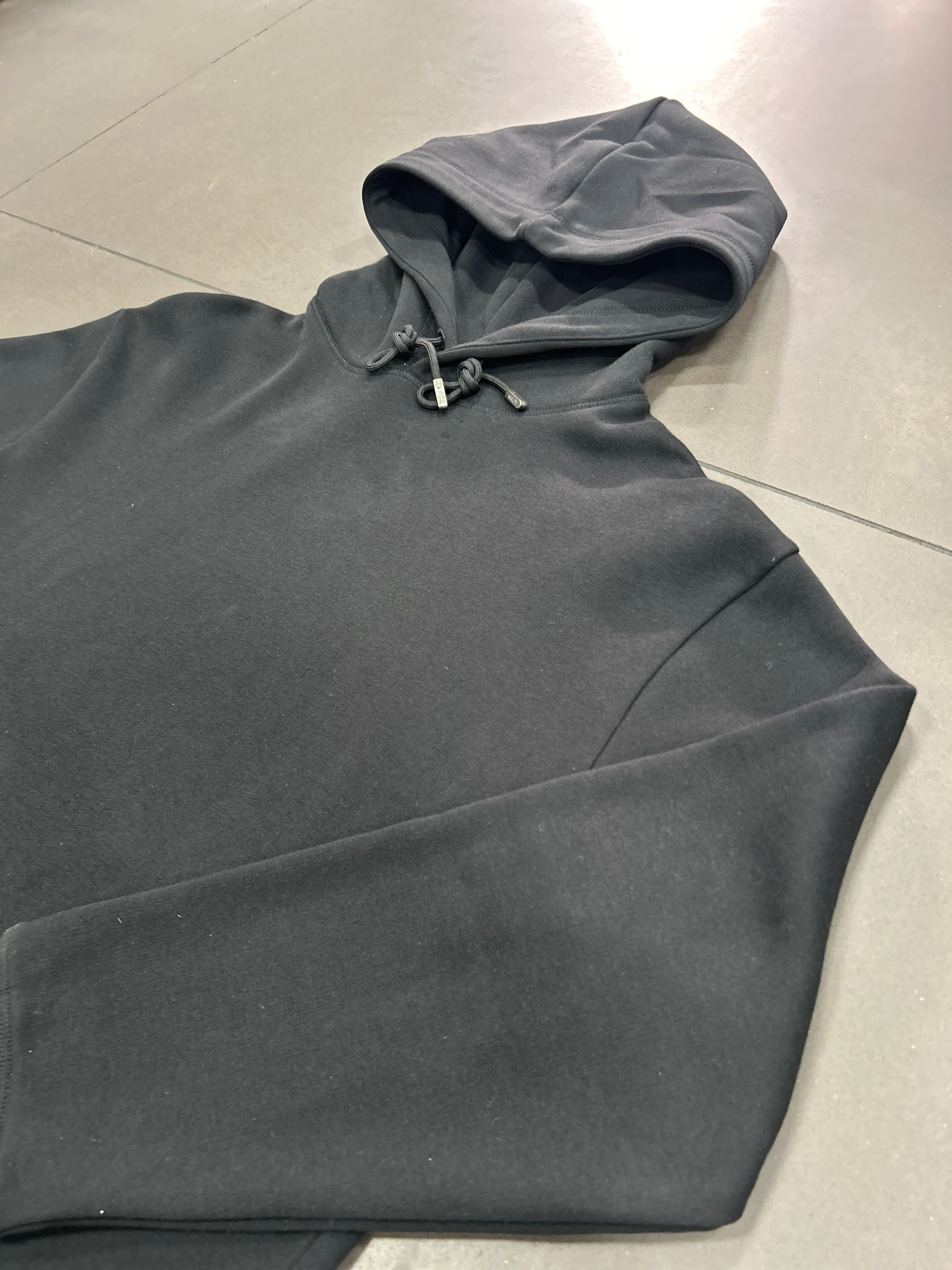 RESELL: Black Pocket Logo Hoodie - Image 2