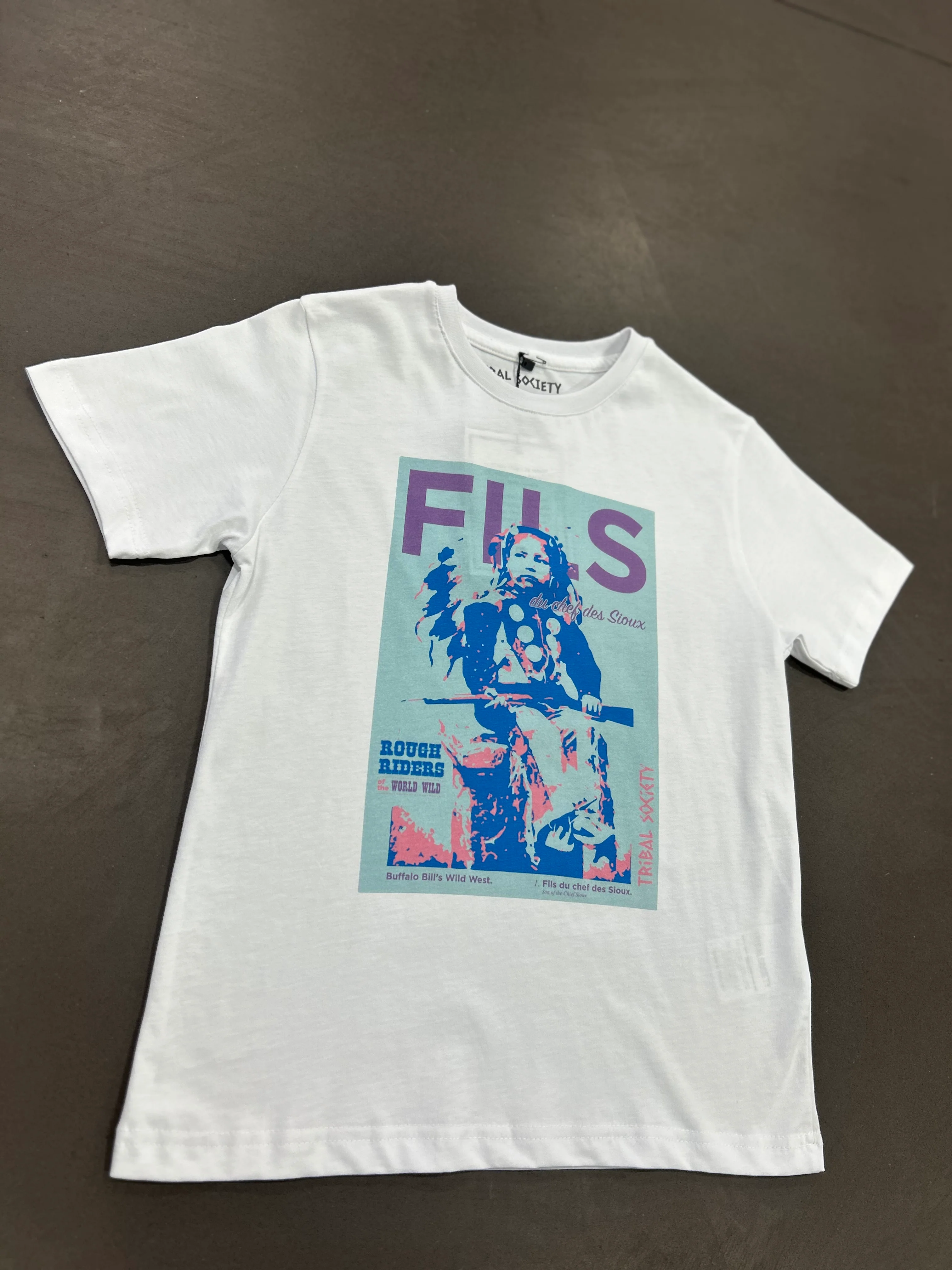 RESELL: Kids Wild West print T-shirt - Image 2
