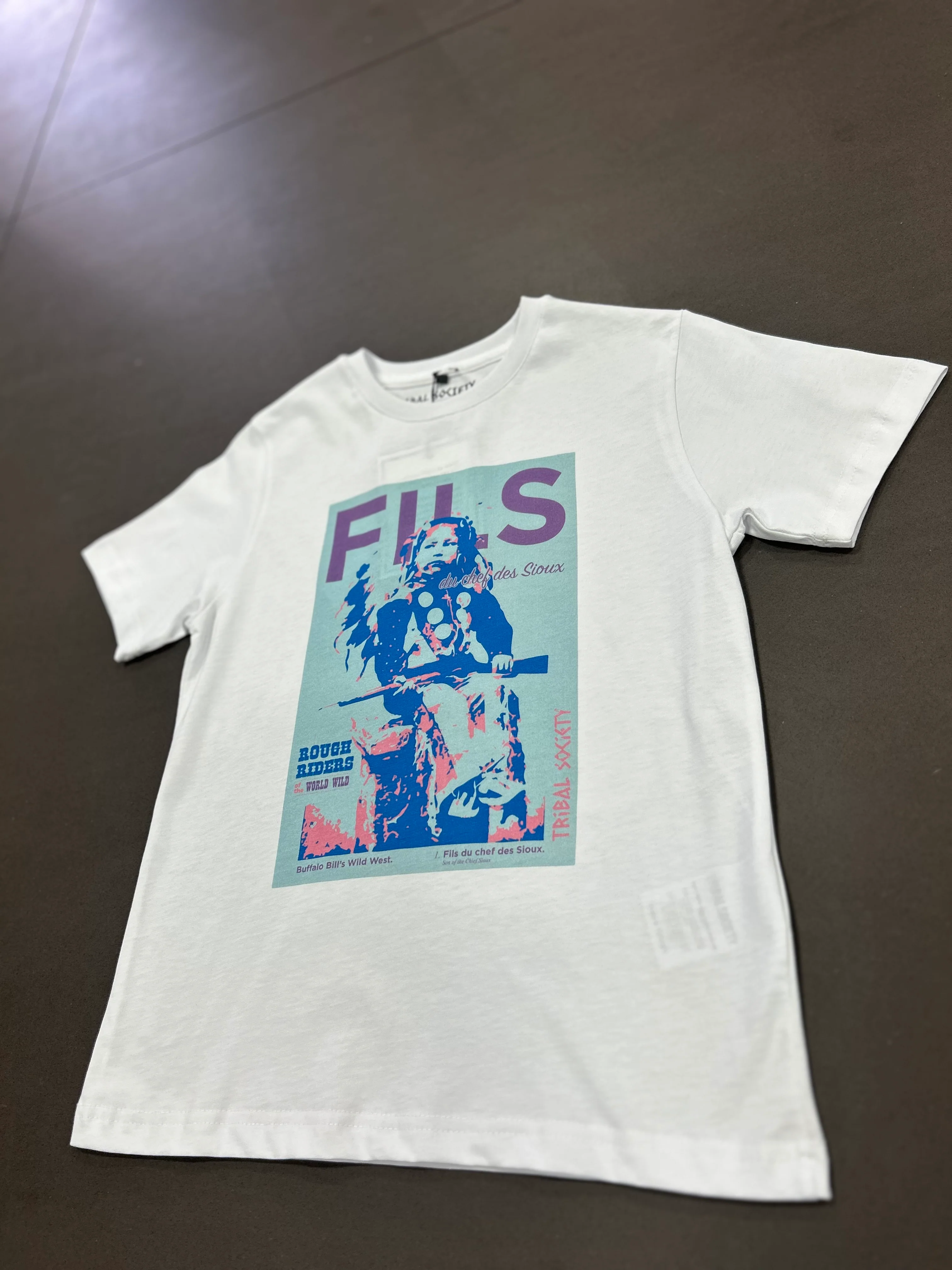 RESELL: Kids Wild West print T-shirt - Image 3