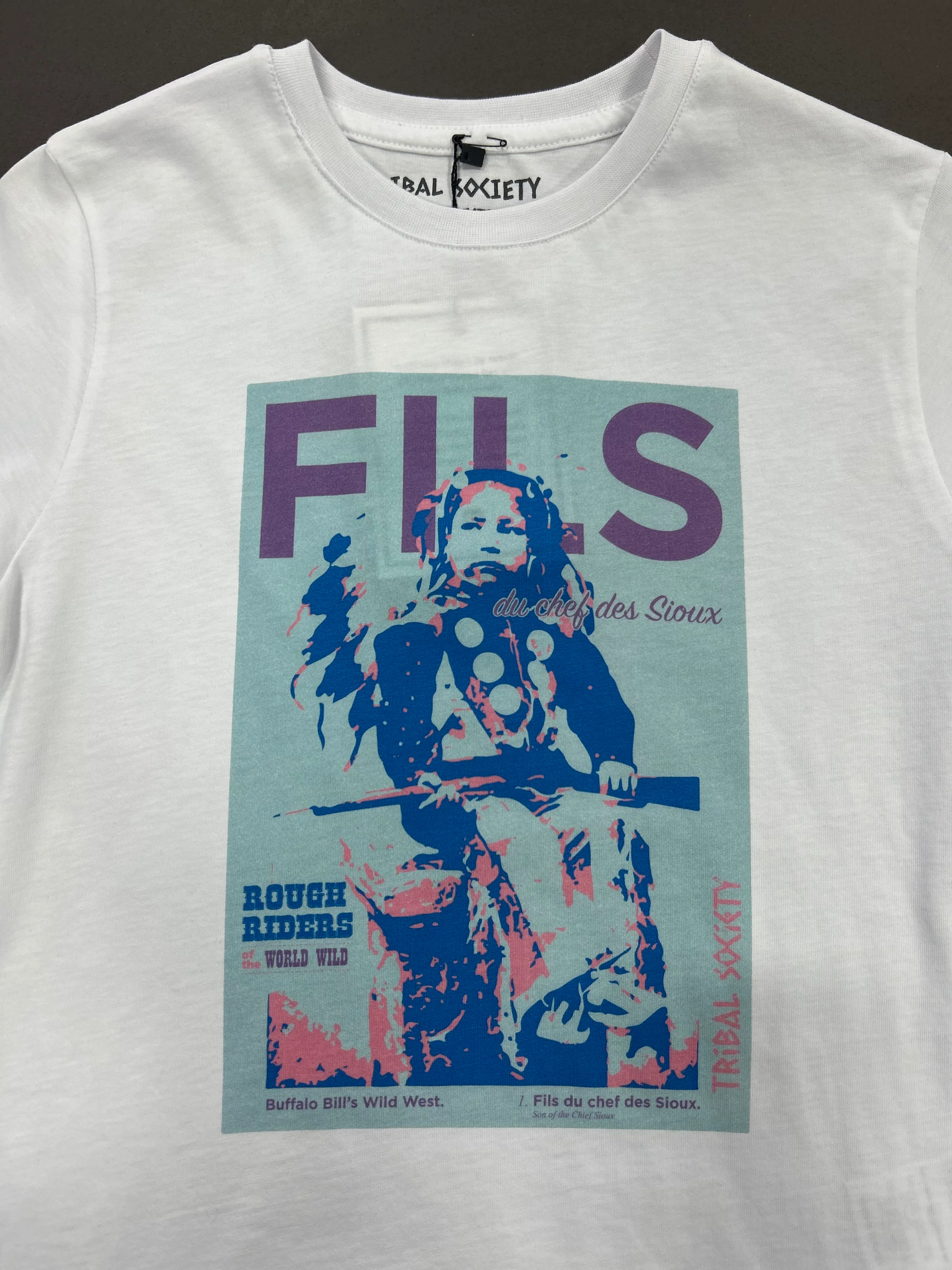 RESELL: Kids Wild West print T-shirt - Image 4