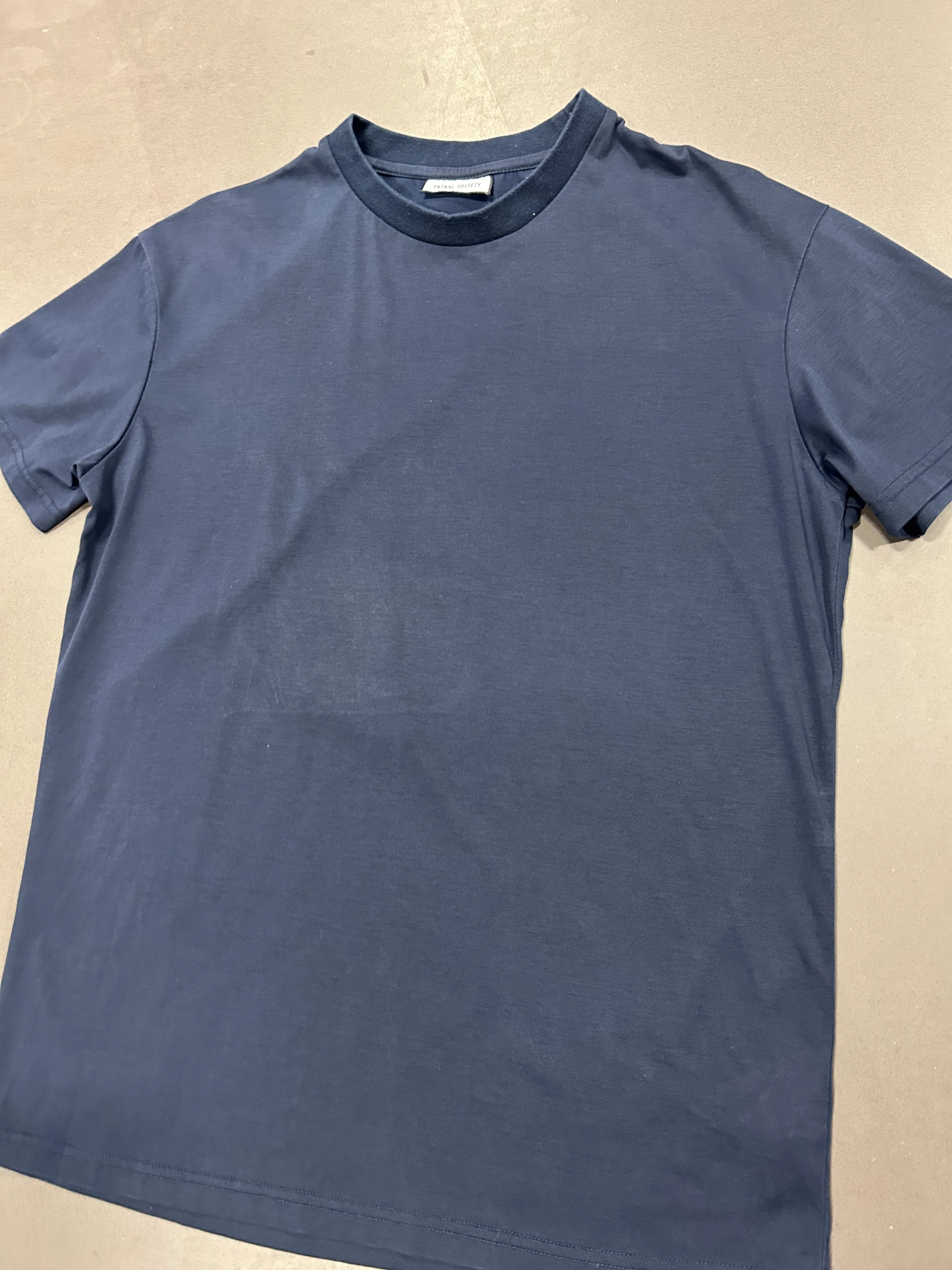 RESELL: Navy Luxe Tee, Medium - Image 4