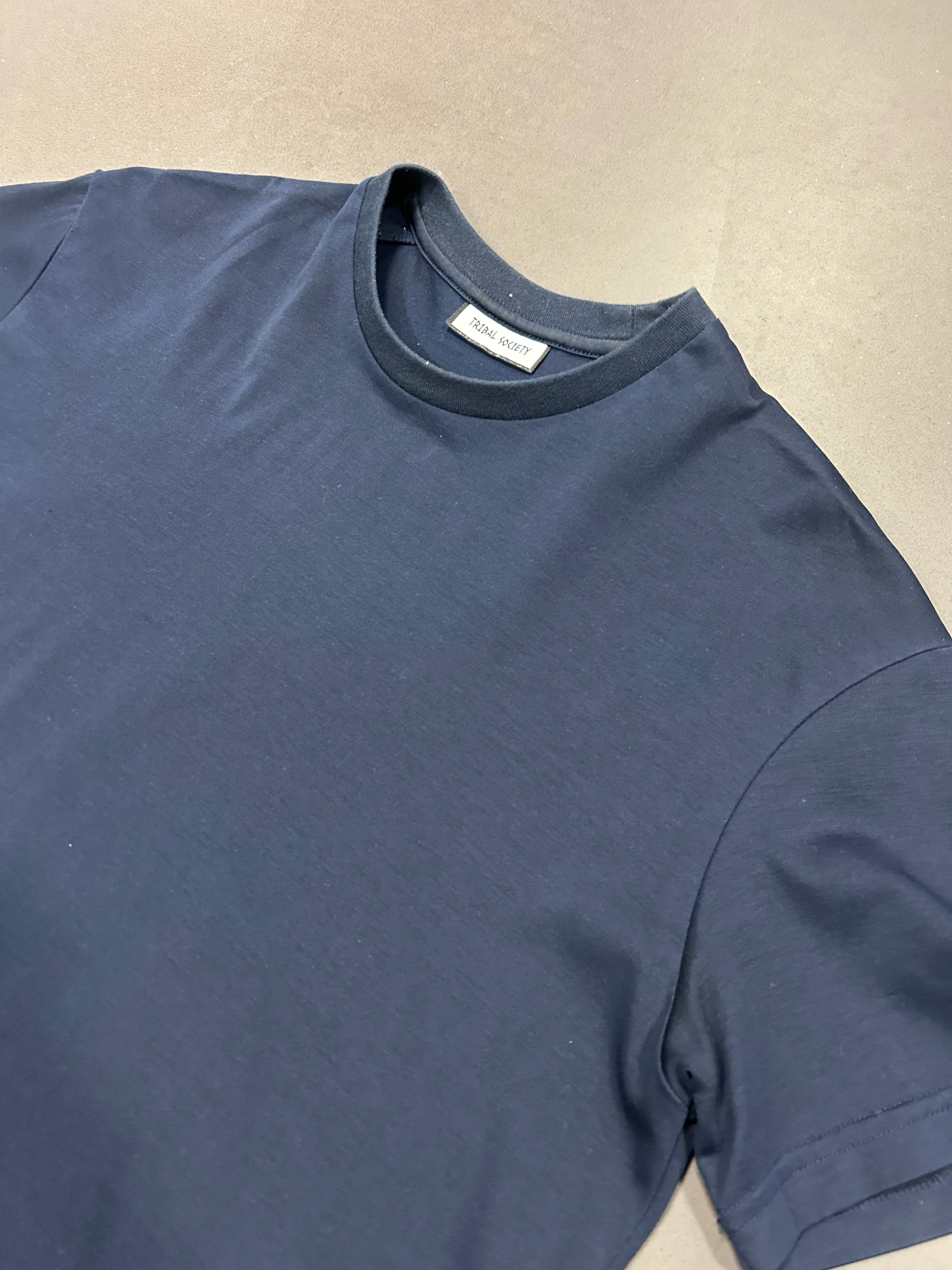 RESELL: Navy Luxe Tee, Small - Image 3