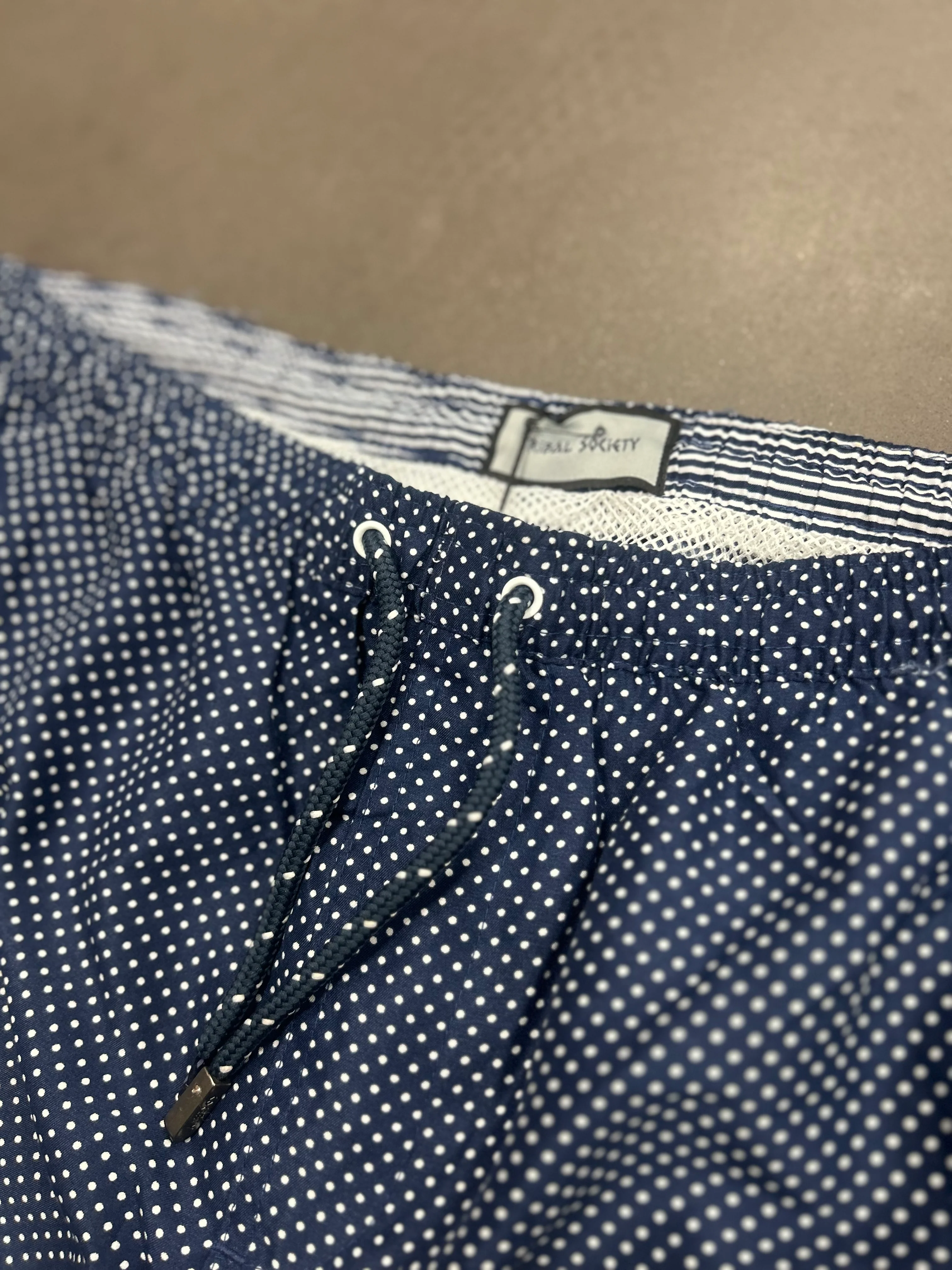 RESELL: Navy Micro Dot Swim Shorts - Image 5