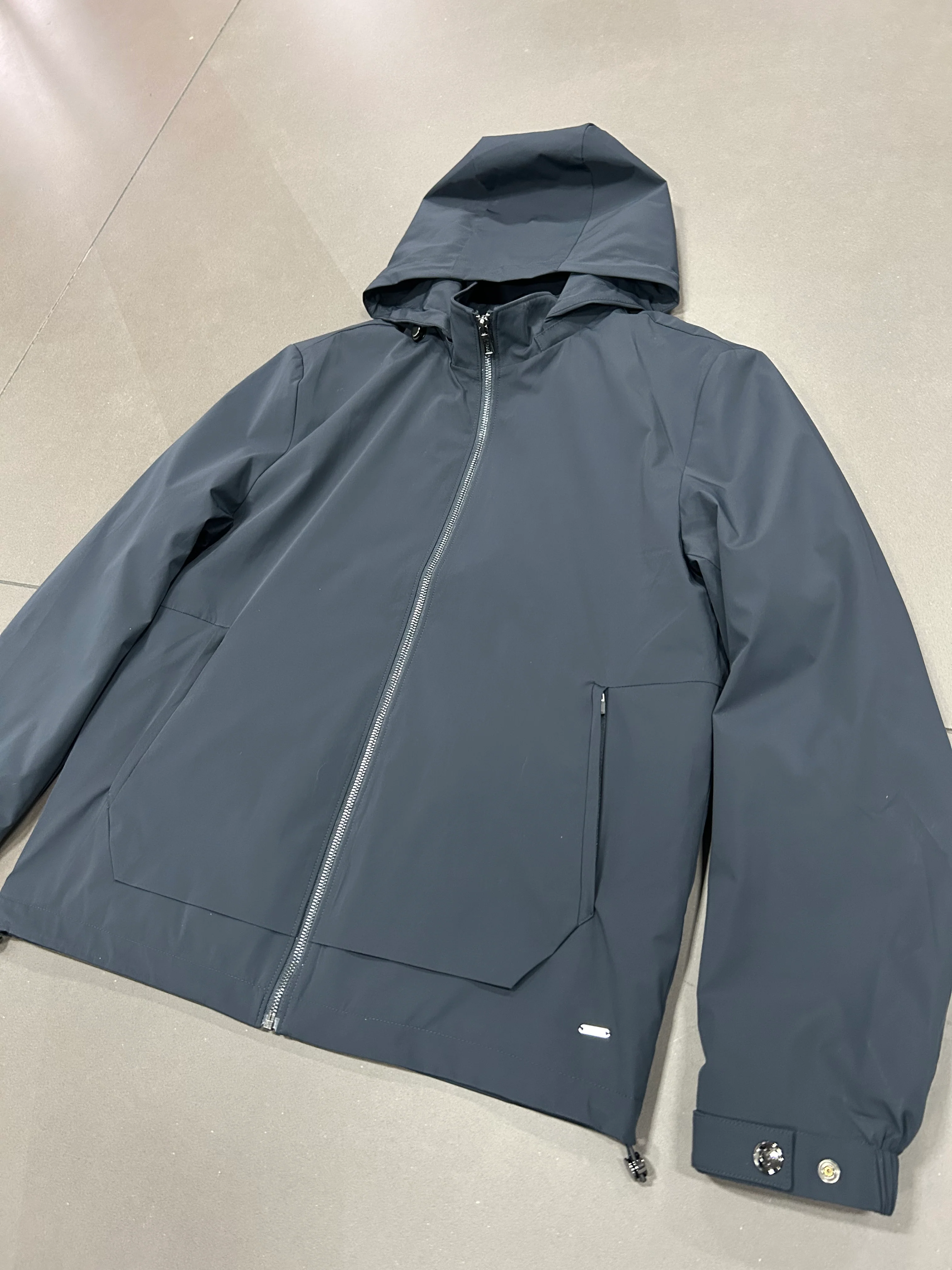 RESELL: Navy Panel Jacket, Medium - Image 2