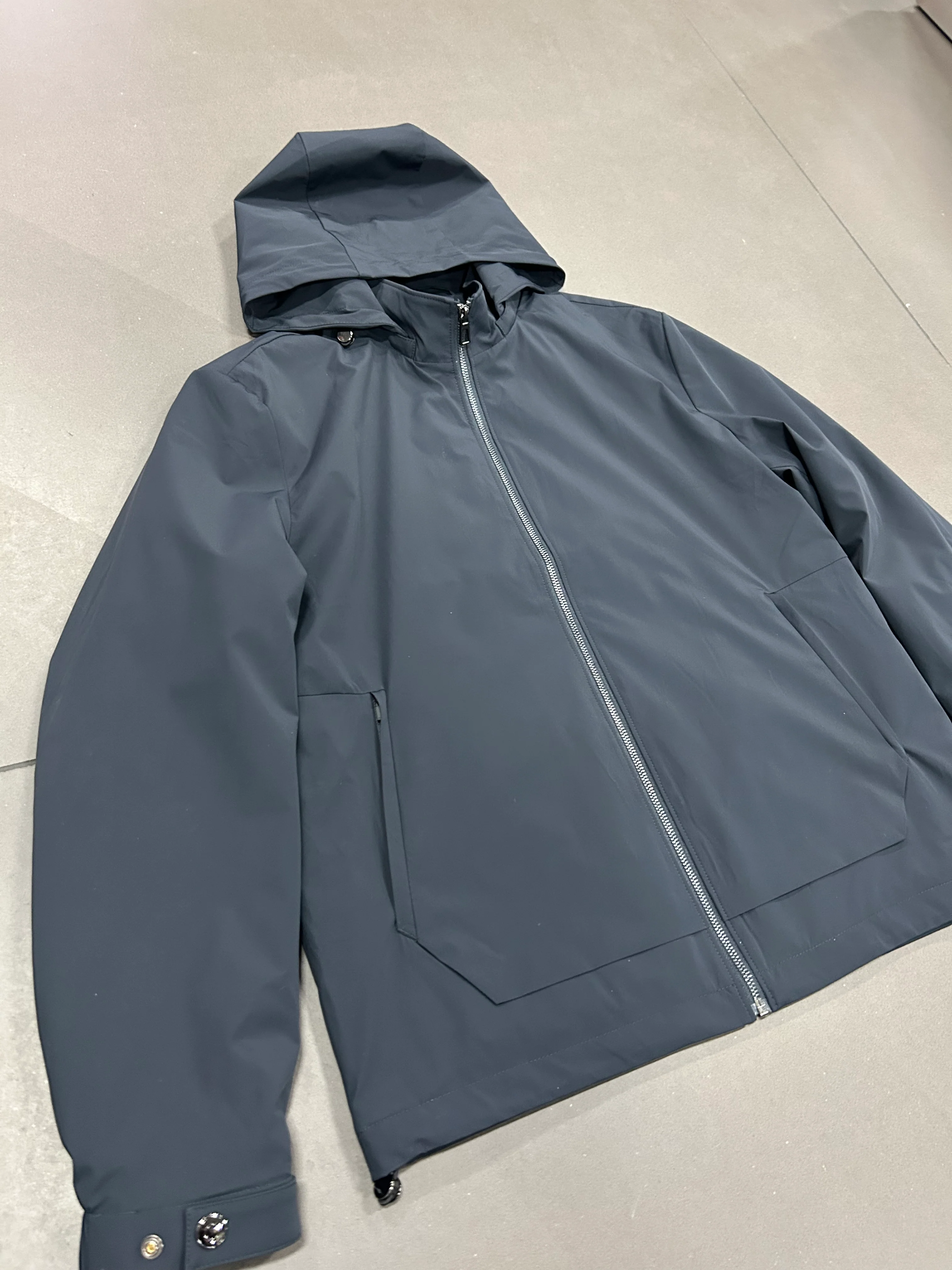 RESELL: Navy Panel Jacket, Medium - Image 3