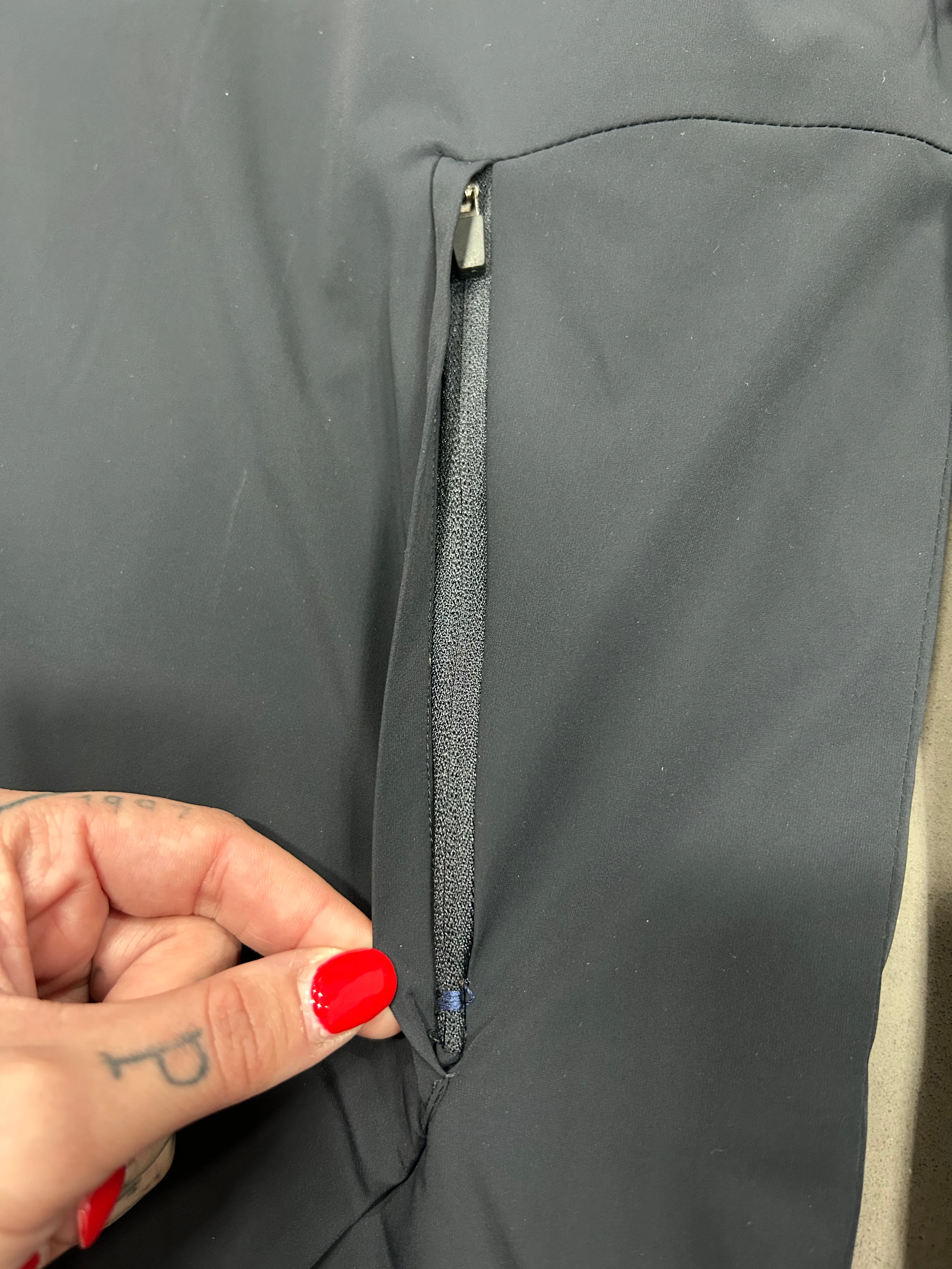 RESELL: Navy Panel Jacket, Medium - Image 6