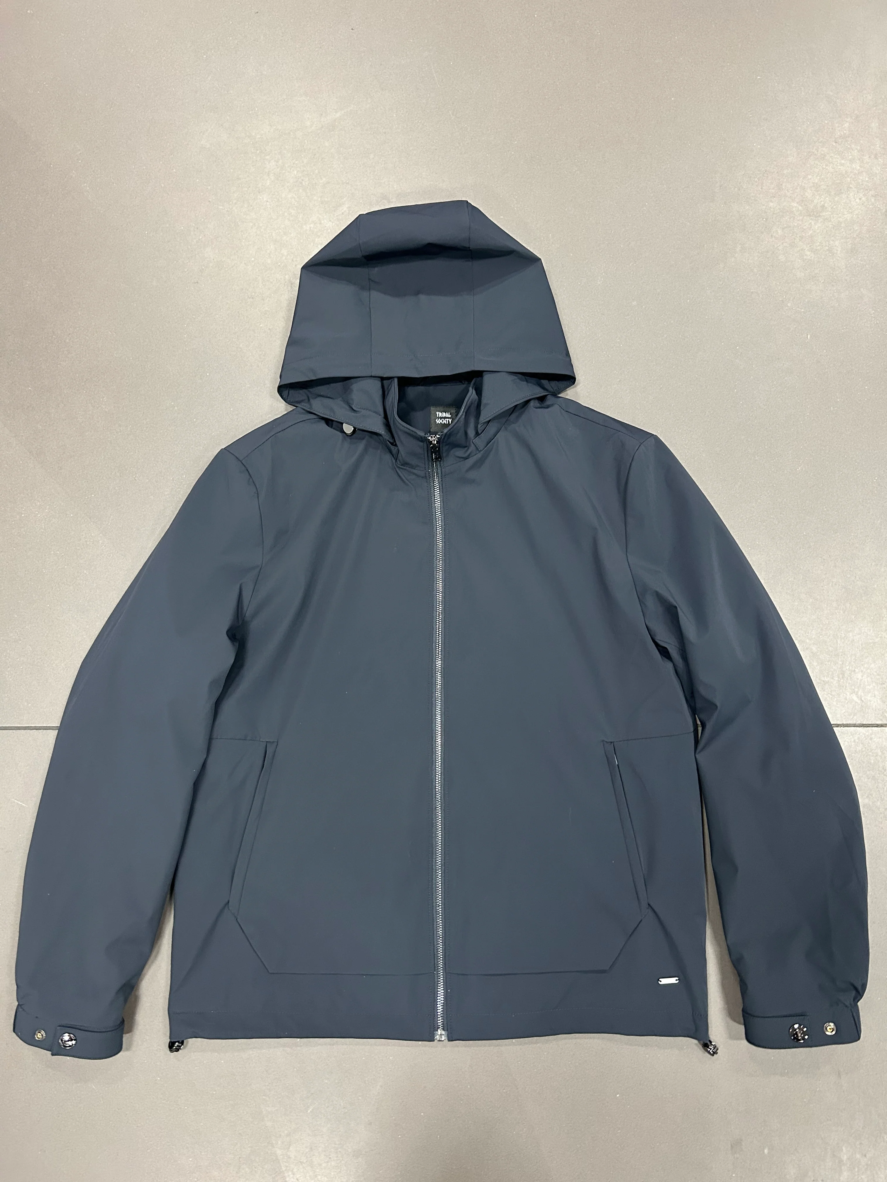 RESELL: Navy Panel Jacket, Medium - Image 9