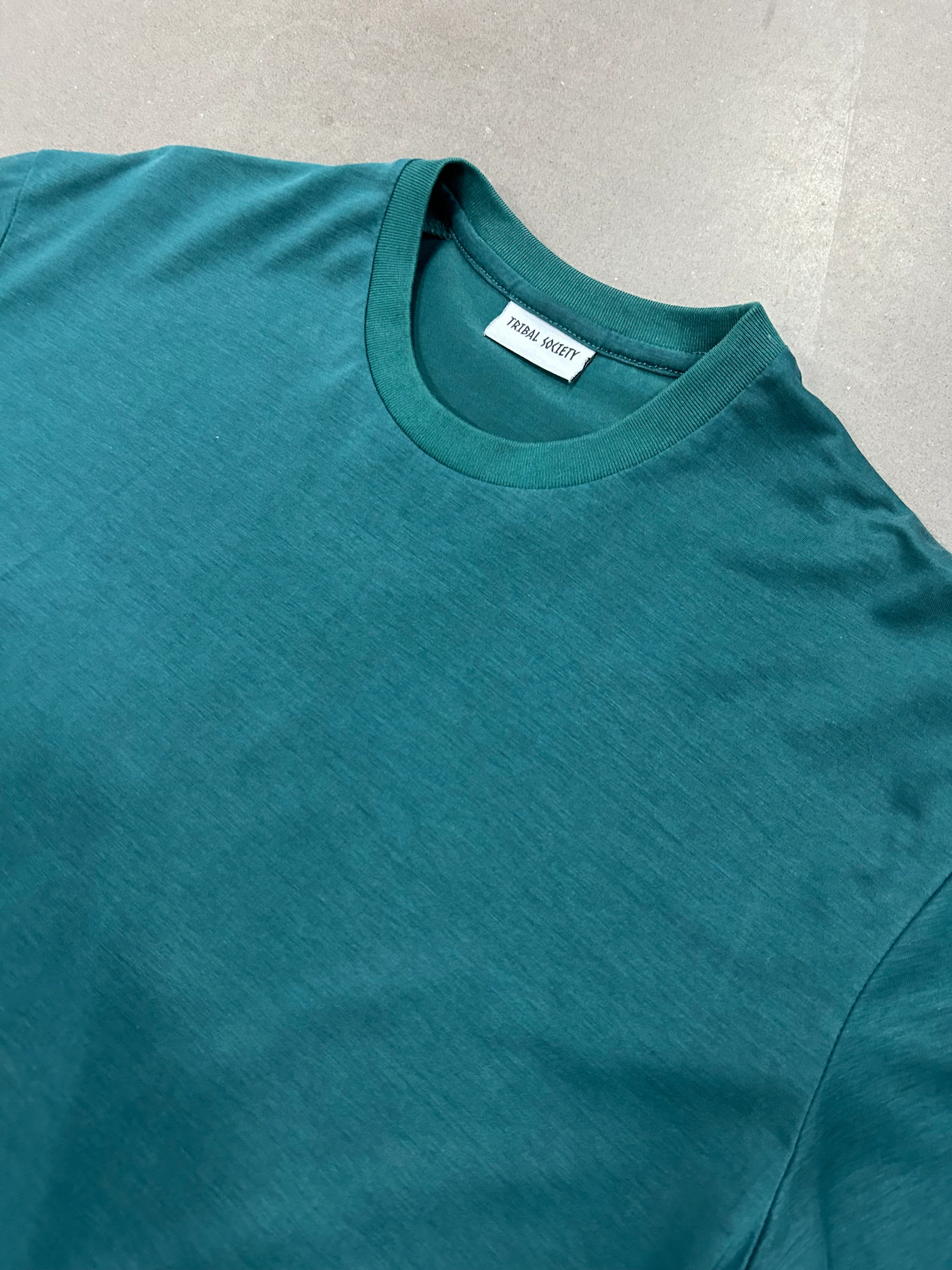 RESELL: Petrol Blue Luxe Tee, Small - Image 3