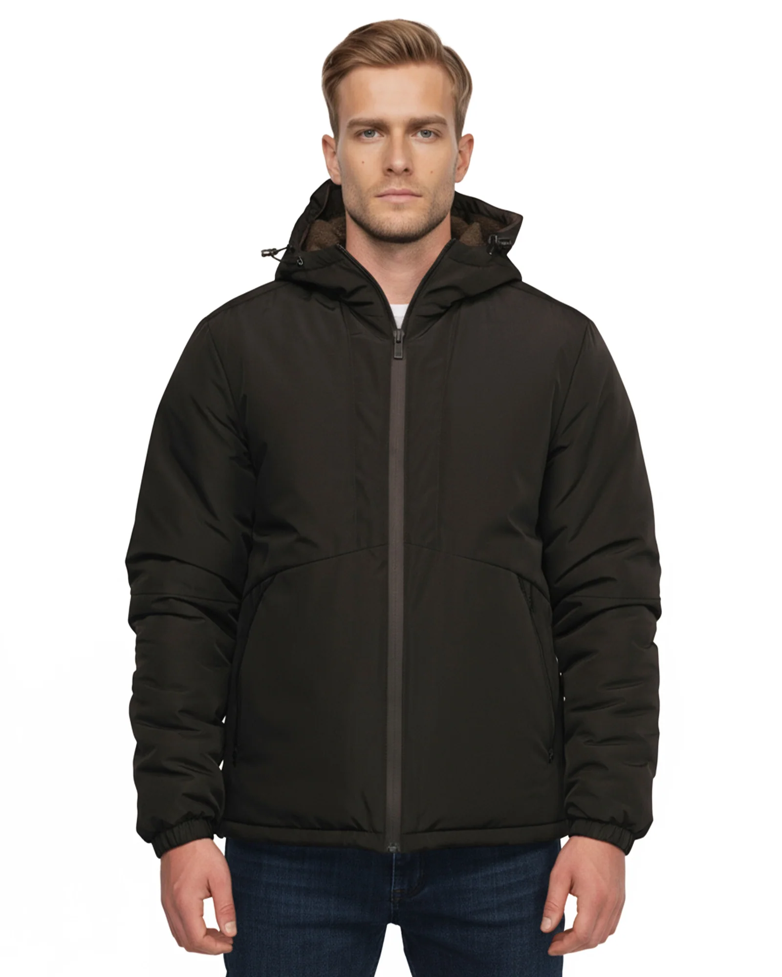 LCTB: Short Reversible Jacket - Black/ Khaki - Image 3