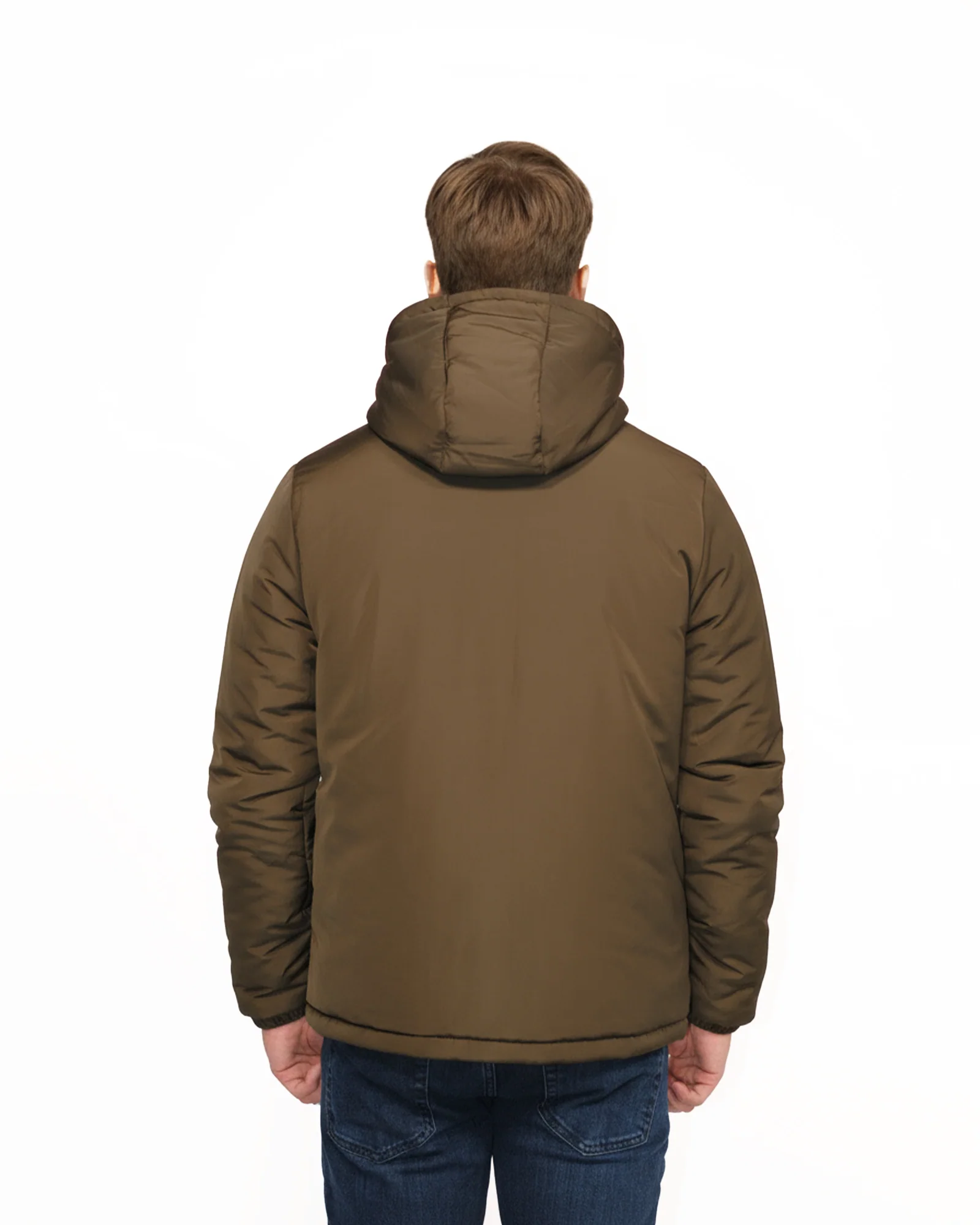 LCTB: Short Reversible Jacket - Black/ Khaki - Image 4