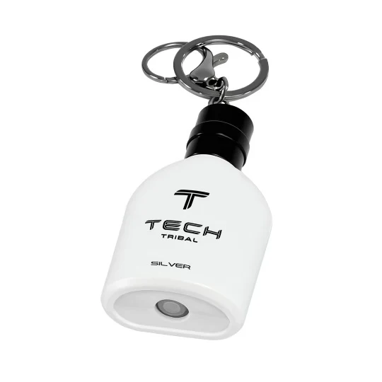 Silver Eau De Parfum Refillable Keyring - 3ml - Image 2