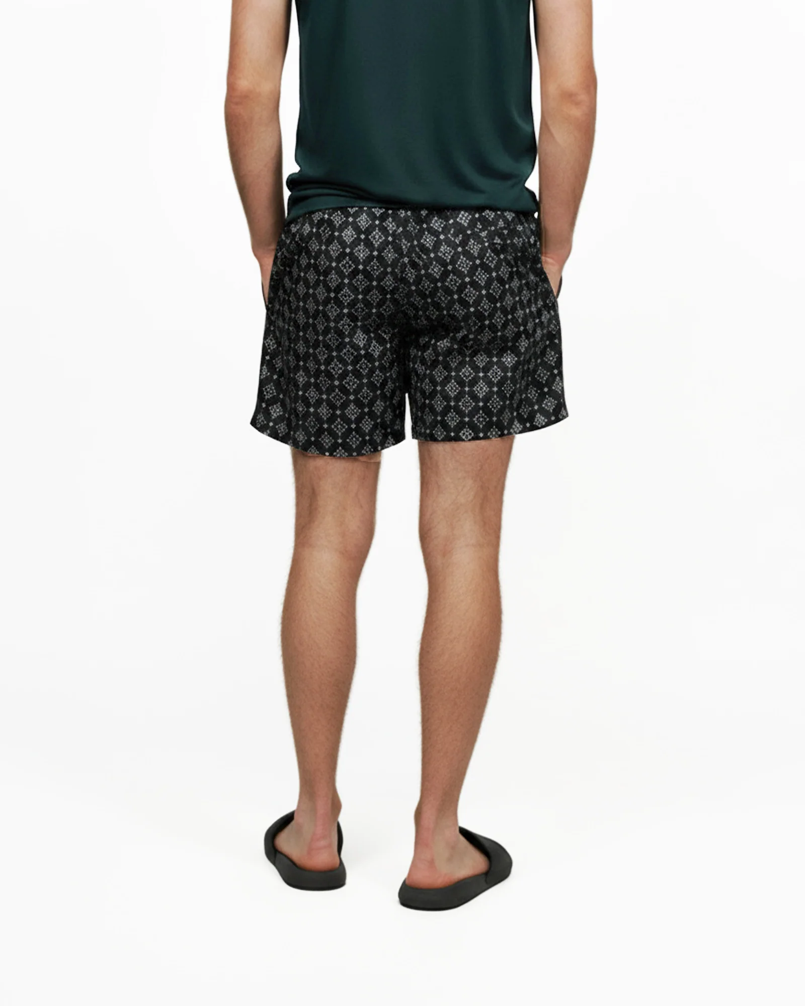 Swim Short - Black Square - Image 3