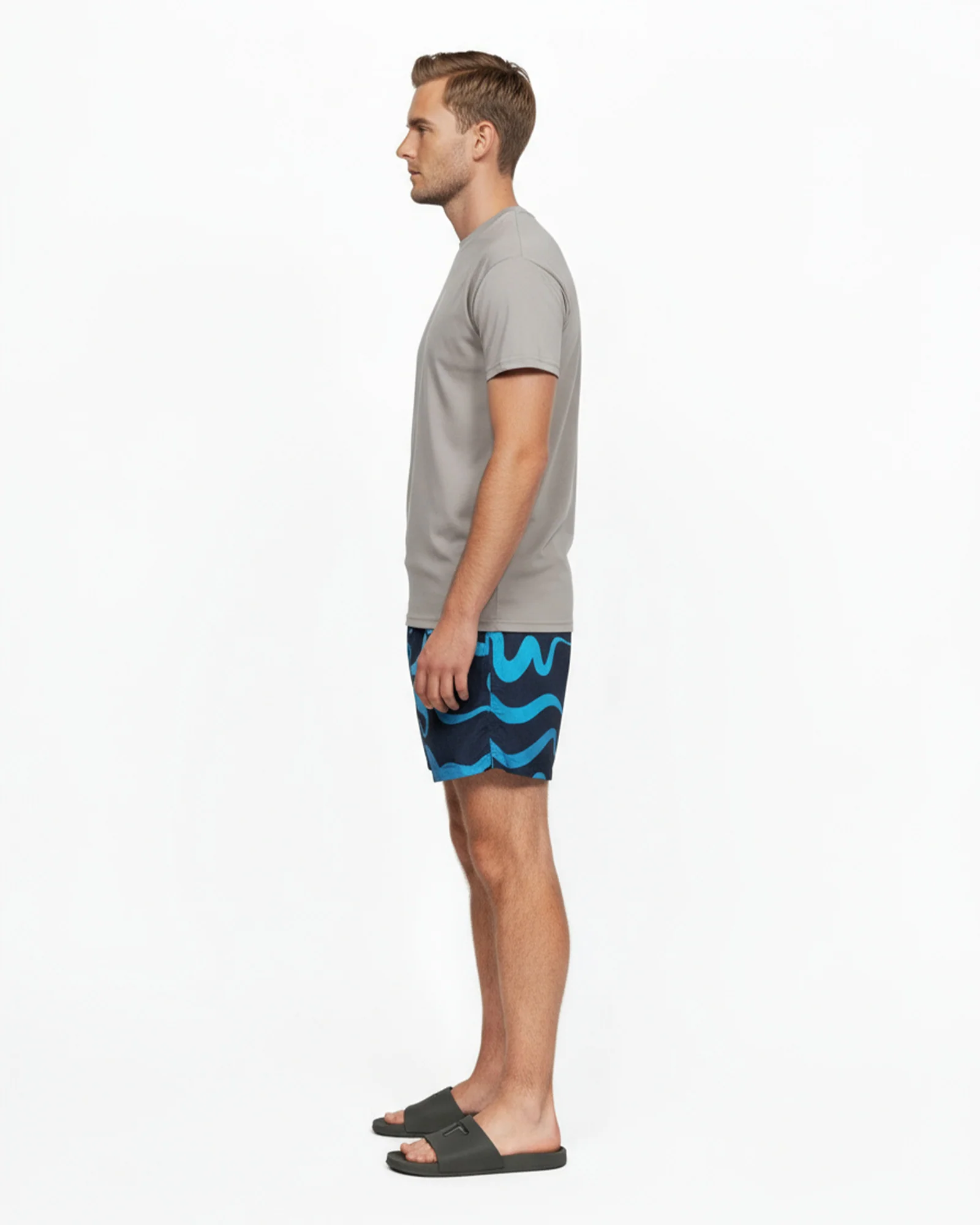 Swim Short - Navy Wave - Image 3