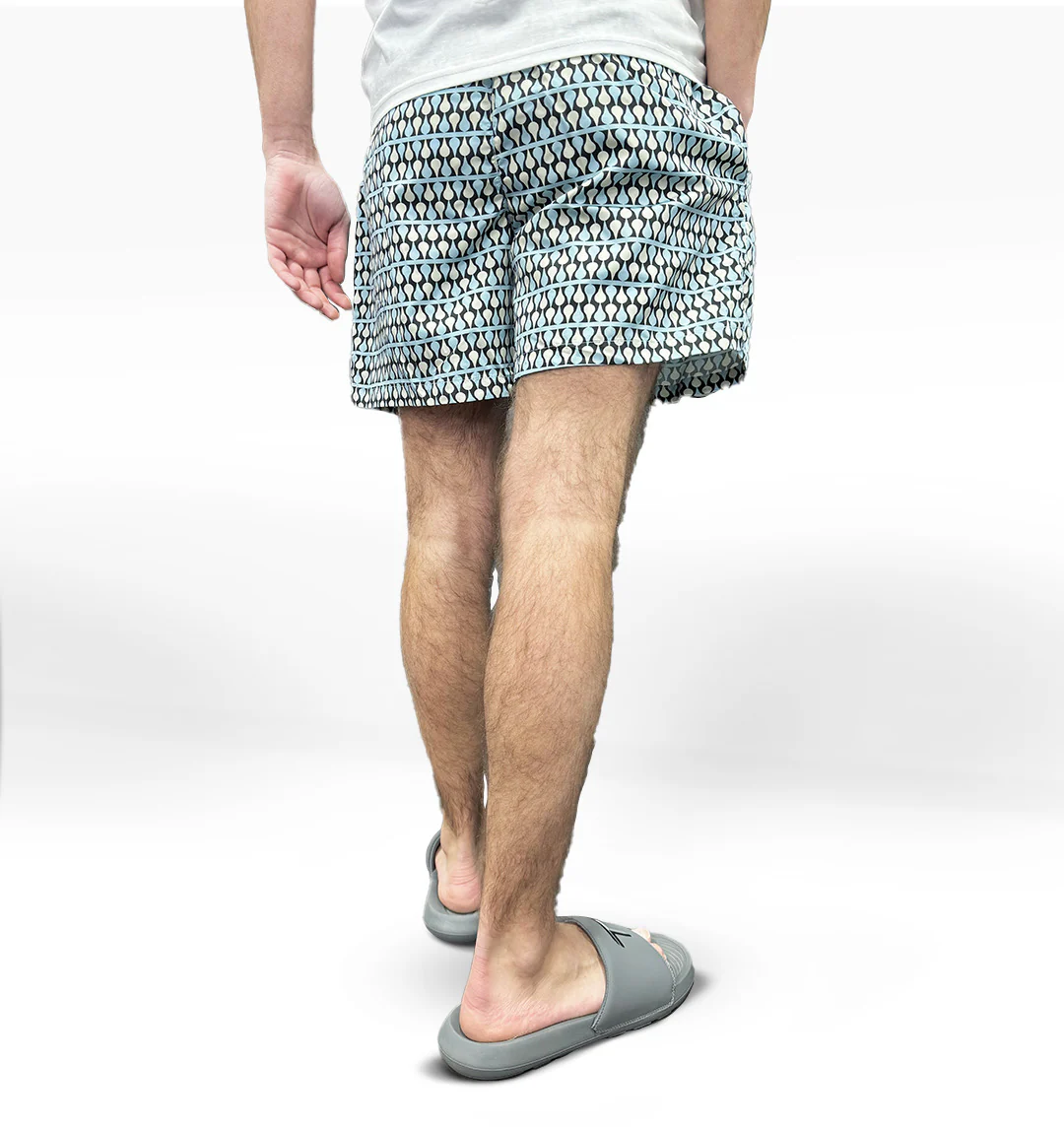 LCTB: Swim Shorts - Mint Geometric - Image 2