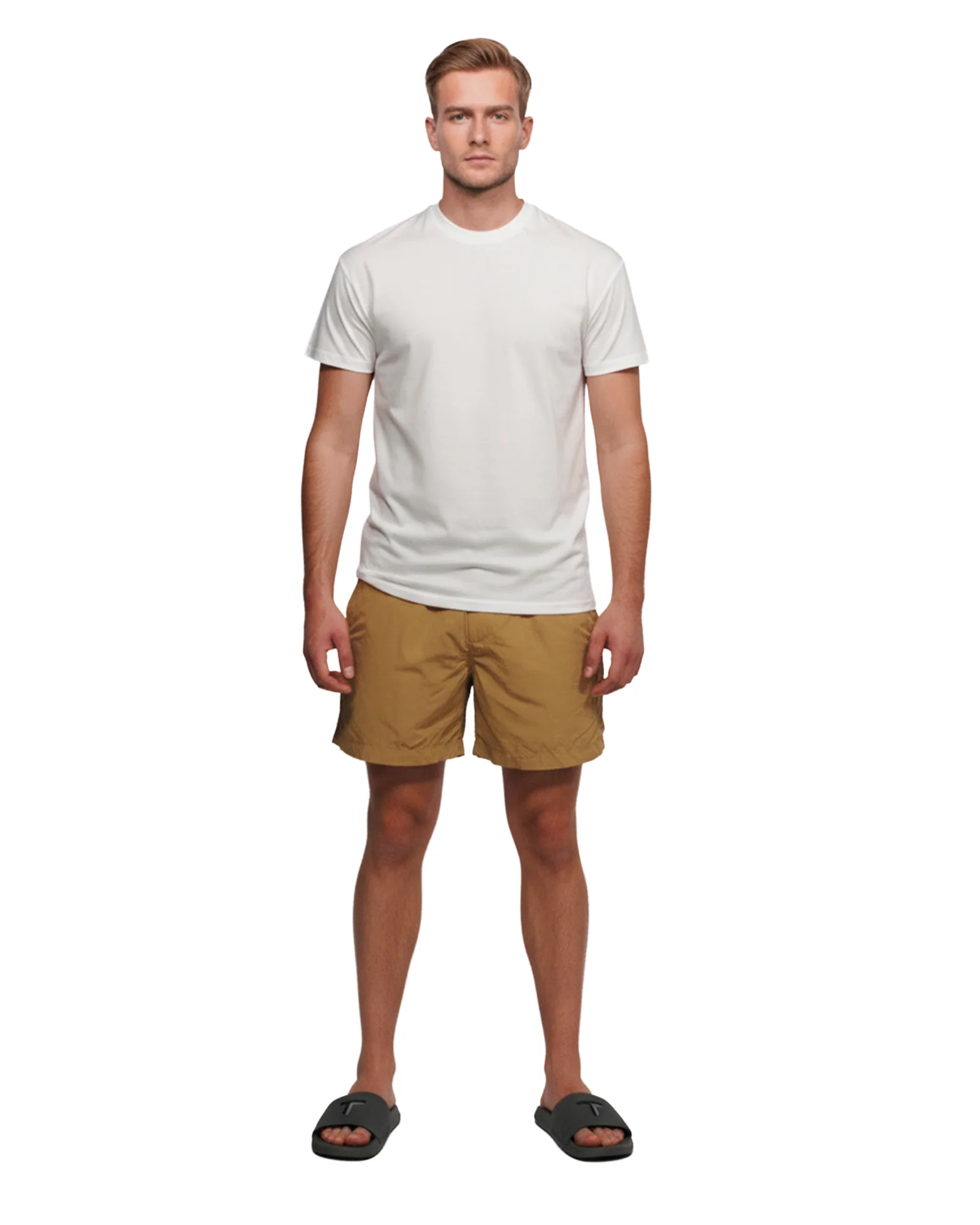 Swim Shorts - Biscuit Trim - Image 2