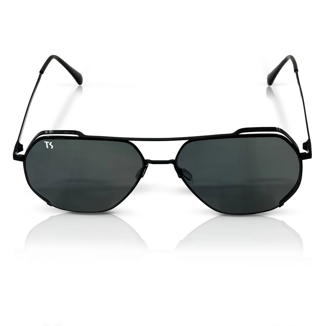 TS10 Sunglasses - Black - Image 6