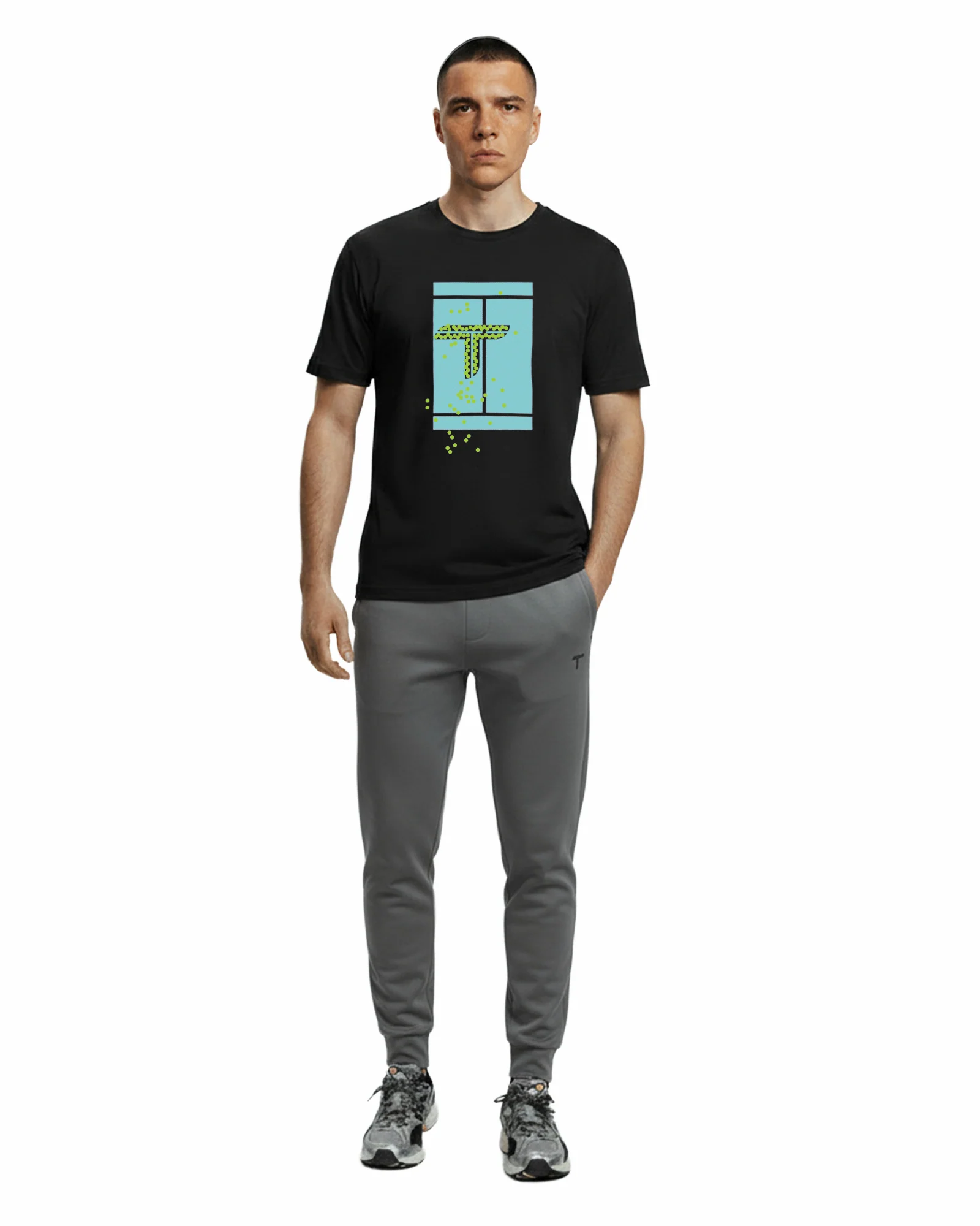 TTECH Centre Court - Black [3 For £30] - Image 2