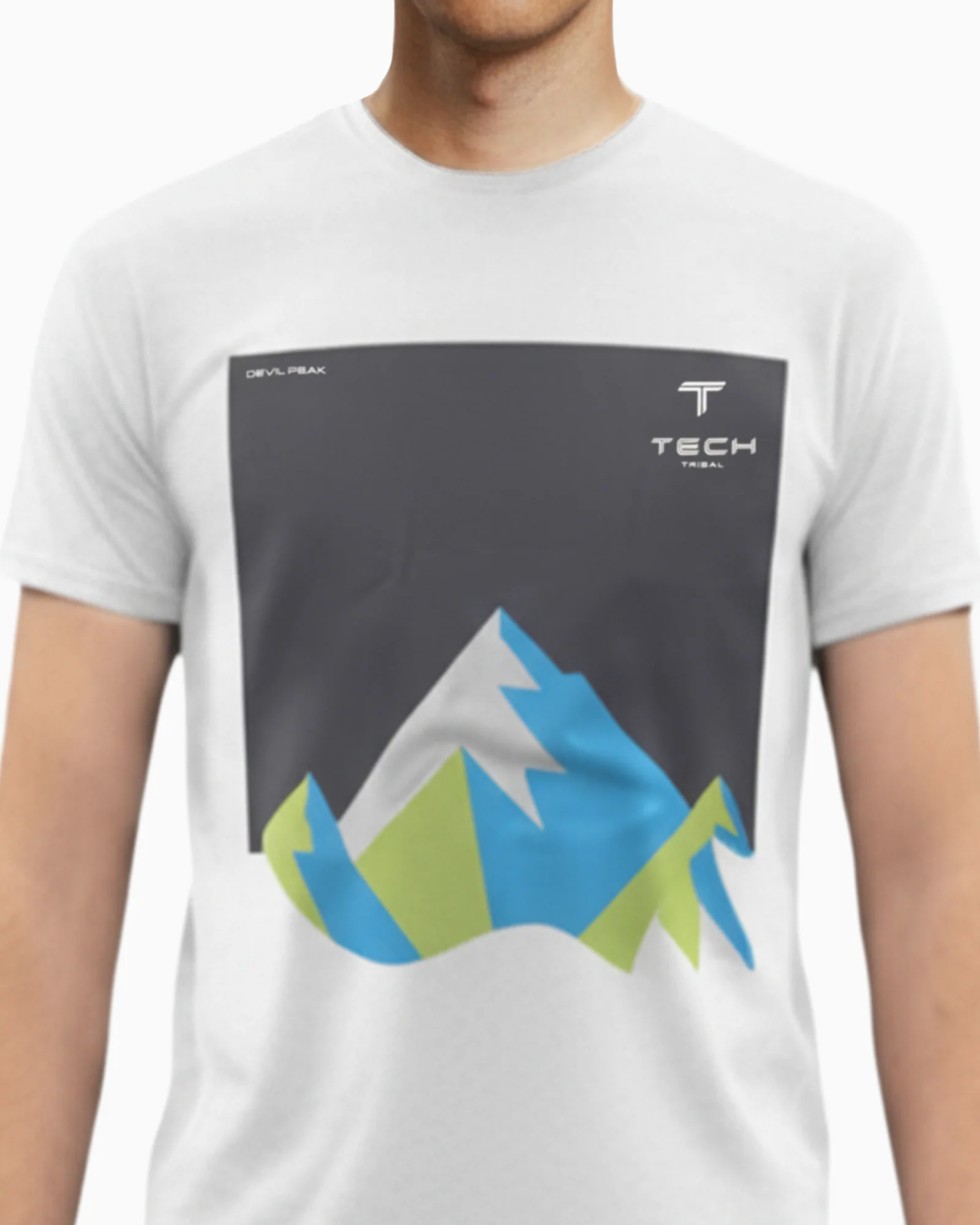 TTECH Devil's Peak T - White & Blue [3 For £30] - Image 3