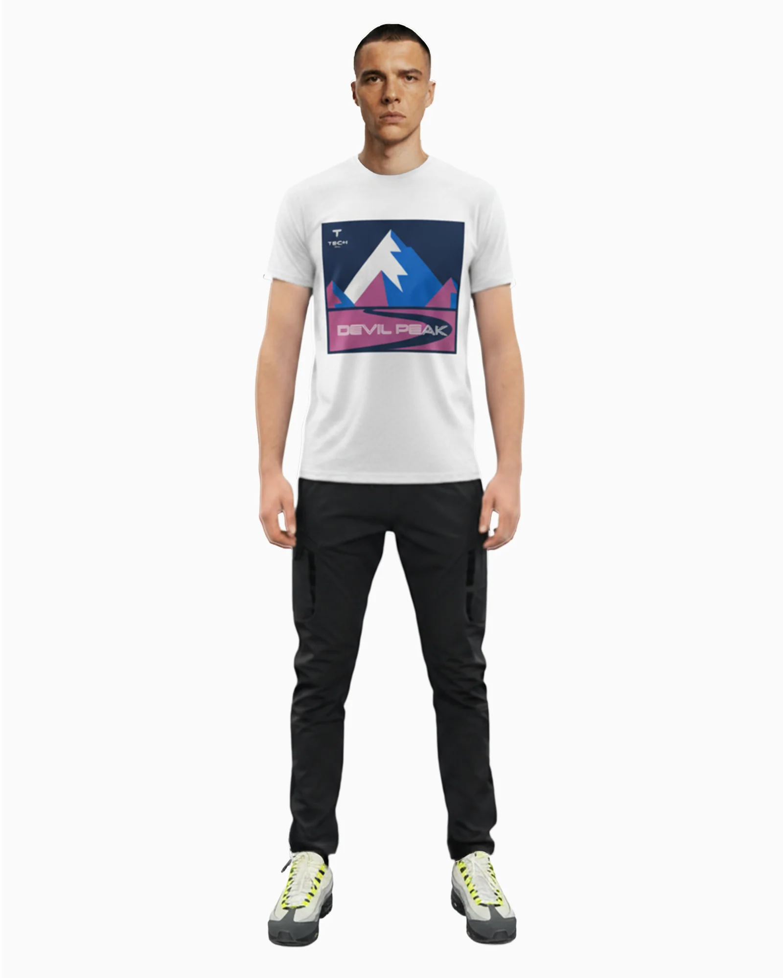 TTECH Devil's Peak T - White & Pink [3 For £30] - Image 2