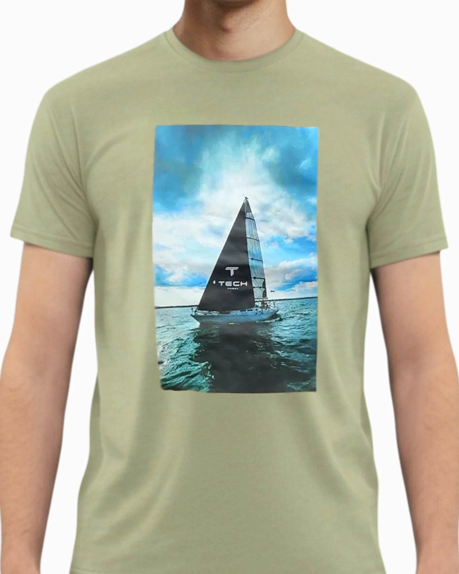 TTECH Sailing T - Khaki [3 For £30] - Image 3