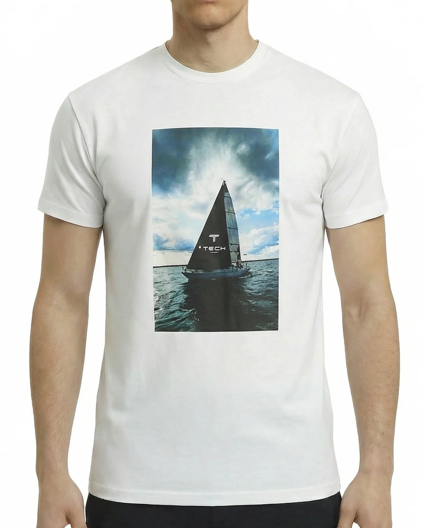 TTECH Sailing T - White [3 For £30] - Image 3