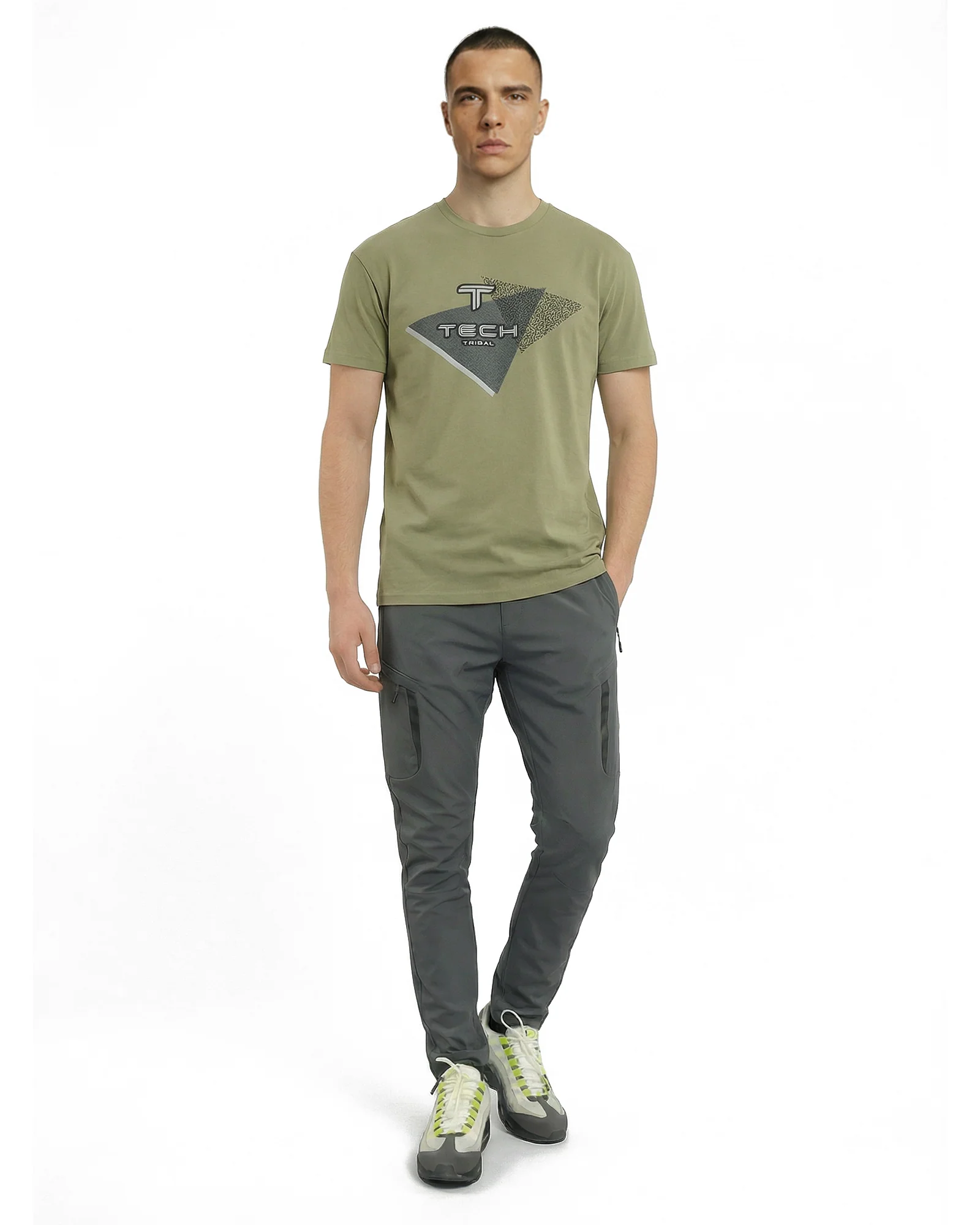 TTECH Two Triangle T - Khaki [3 For £30] - Image 2